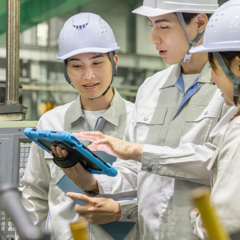 計測データを確認する様子